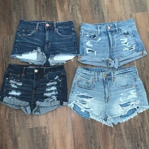 American eagle jean shorts bundle
